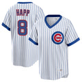 Lashops C.Cubs #8 Ian Happ Player White T-shirt Cooperstown Collection Limited Stitched Jerseys