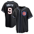 Lashops C.Cubs #9 Miguel Amaya Player Black Fashion Out Game Stitched Jerseys
