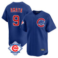 Lashops C.Cubs #9 Miguel Amaya Player Royal 150th Anniversary Limited Home Stitched Jerseys