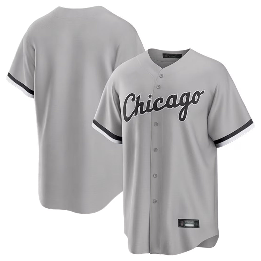 Lashops C.White Sox ## White Sox Blank Player Gray Home Game Stitched Jerseys
