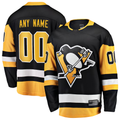 Lashops Custom P.Penguins Black Home Breakaway Jerseys