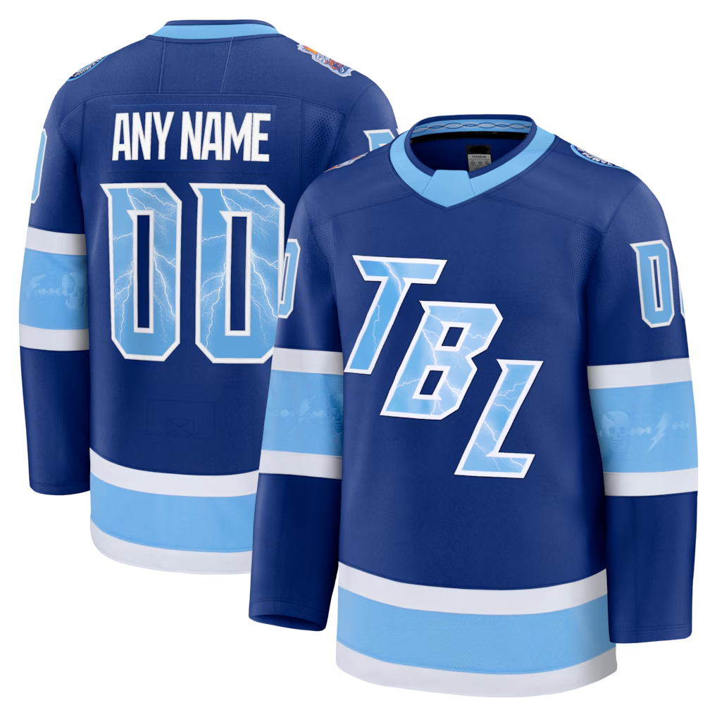 Lashops Custom TB.Lightning Blue 2026 Stadium Series Premium Jerseys