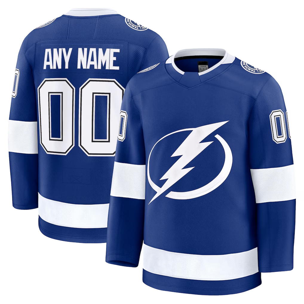 Lashops Custom TB.Lightning Blue Home Premium Jerseys