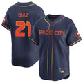 Lashops H.Astros #21 Yainer Diaz Player Navy City Connect Home Limited Stitched Jerseys