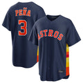 Lashops H.Astros #3 Jeremy Pe?a Player Navy Home Game Stitched Jerseys