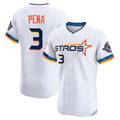 Lashops H.Astros #3 Jeremy Pe?a Player White City Connect Limited Elite Home Stitched Jerseys