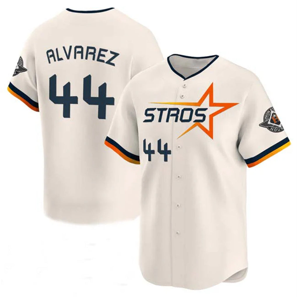 Lashops H.Astros #44 Yordan Alvarez Player Cream City Connect Limited Home Stitched Jerseys