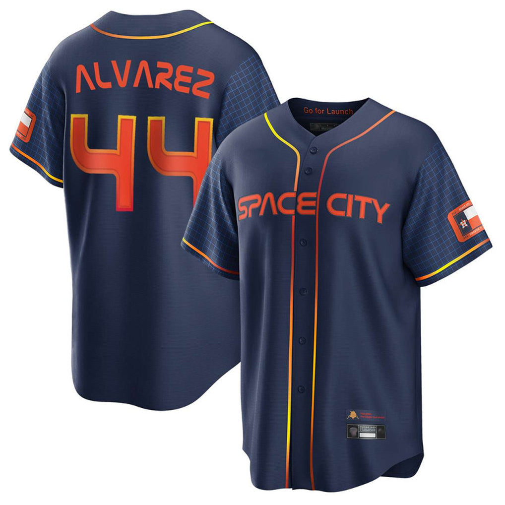 Lashops H.Astros #44 Yordan Alvarez Player Navy City Connect Home Game Stitched Jerseys