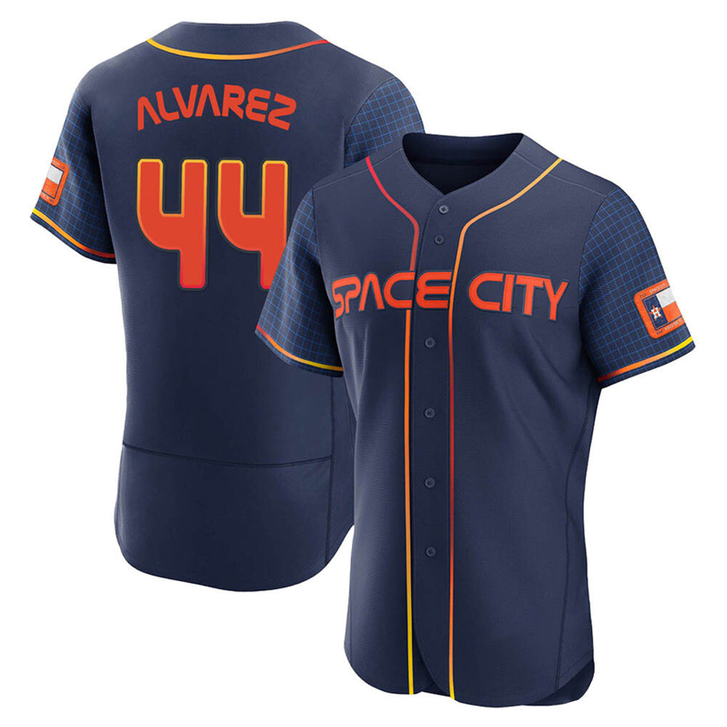 Lashops H.Astros #44 Yordan Alvarez Player Navy City Connect Limited Elite Home Stitched Jerseys