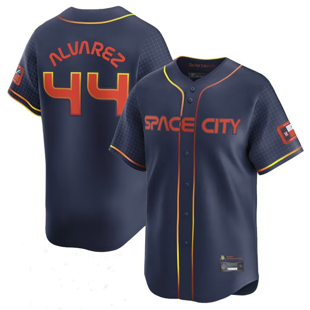 Lashops H.Astros #44 Yordan Alvarez Player Navy City Connect Limited Home Game Stitched Jerseys