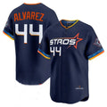 Lashops H.Astros #44 Yordan Alvarez Player Navy City Connect Limited Home Stitched Jerseys