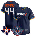 Lashops H.Astros #44 Yordan Alvarez Player Navy City Connect Texas Patch Vapor Premier Limited Home Stitched Jerseys