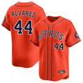 Lashops H.Astros #44 Yordan Alvarez Player Orange Home Limited Stitched Jerseys