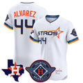 Lashops H.Astros #44 Yordan Alvarez Player White City Connect Texas Patch Vapor Premier Limited Elite Home Stitched Jerseys