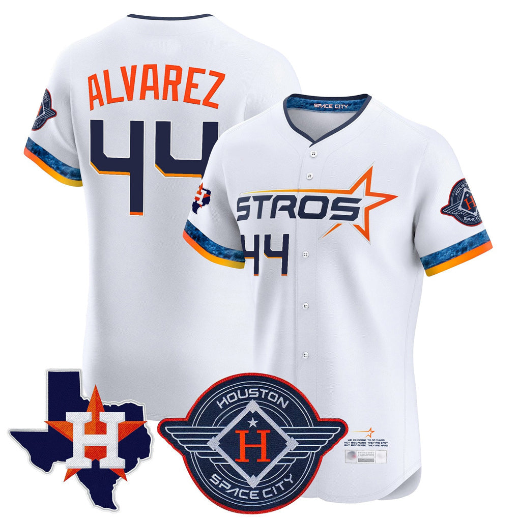Lashops H.Astros #44 Yordan Alvarez Player White City Connect Texas Patch Vapor Premier Limited Elite Home Stitched Jerseys