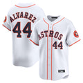 Lashops H.Astros #44 Yordan Alvarez Player White Home Limited Stitched Jerseys