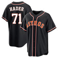 Lashops H.Astros #71 Josh Hader Player Black Fashion Out Home Game Stitched Jerseys
