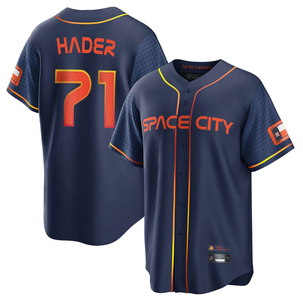 Lashops H.Astros #71 Josh Hader Player Navy City Connect Home Game Stitched Jerseys