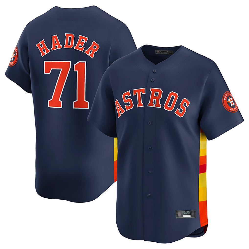 Lashops H.Astros #71 Josh Hader Player Navy Limited Home Stitched Jerseys
