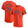 Lashops H.Astros #71 Josh Hader Player Orange Home Limited Elite Stitched Jerseys