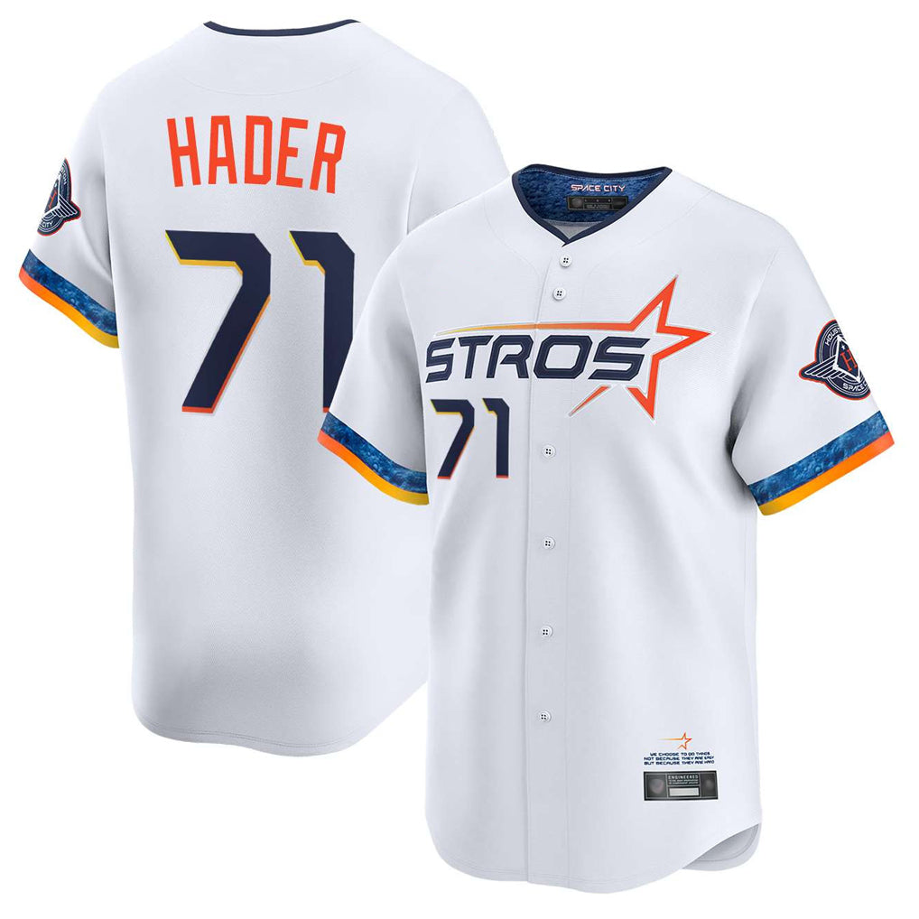 Lashops H.Astros #71 Josh Hader Player White City Connect Limited Home Stitched Jerseys