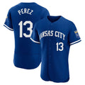 Lashops KC.Royals #13 Salvador Perez Player Royal City Connect Limited Elite Home Game Stitched Jerseys