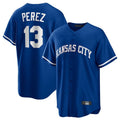 Lashops KC.Royals #13 Salvador Perez Player Royal Game Home Stitched Jerseys