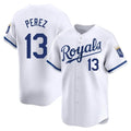 Lashops KC.Royals #13 Salvador Perez Player White Alt Limited Home Stitched Jerseys