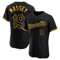 Lashops KC.Royals #19 Michael Massey Player Black Snake Skin City Limited Elite Stitched Jerseys