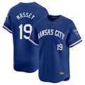 Lashops KC.Royals #19 Michael Massey Player Royal Limited Home Stitched Jerseys