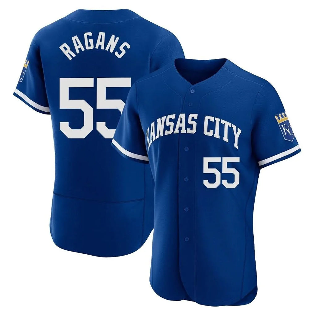 Lashops KC.Royals #55 Cole Ragans Player Royal City Connect Limited Elite Home Game Stitched Jerseys