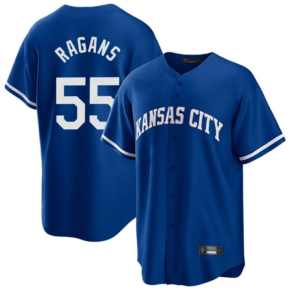 Lashops KC.Royals #55 Cole Ragans Player Royal Game Home Stitched Jerseys