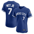 Lashops KC.Royals #7 Bobby Witt Jr. Player Royal Limited Elite Home Stitched Jerseys