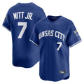 Lashops KC.Royals #7 Bobby Witt Jr. Player Royal Limited Home Stitched Jerseys