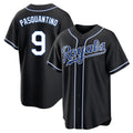 Lashops KC.Royals #9 Vinnie Pasquantino Player Black Carbon Fashion Home Game Stitched Jerseys