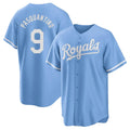 Lashops KC.Royals #9 Vinnie Pasquantino Player Light Blue Home Game Stitched Jerseys