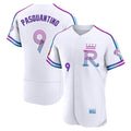 Lashops KC.Royals #9 Vinnie Pasquantino Player White 2026 City Connect Limited Elite Home Stitched Jerseys