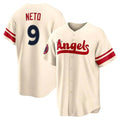 Lashops LA.Angels #9 Zach Neto Player Cream City Connect Home Stitched Jerseys