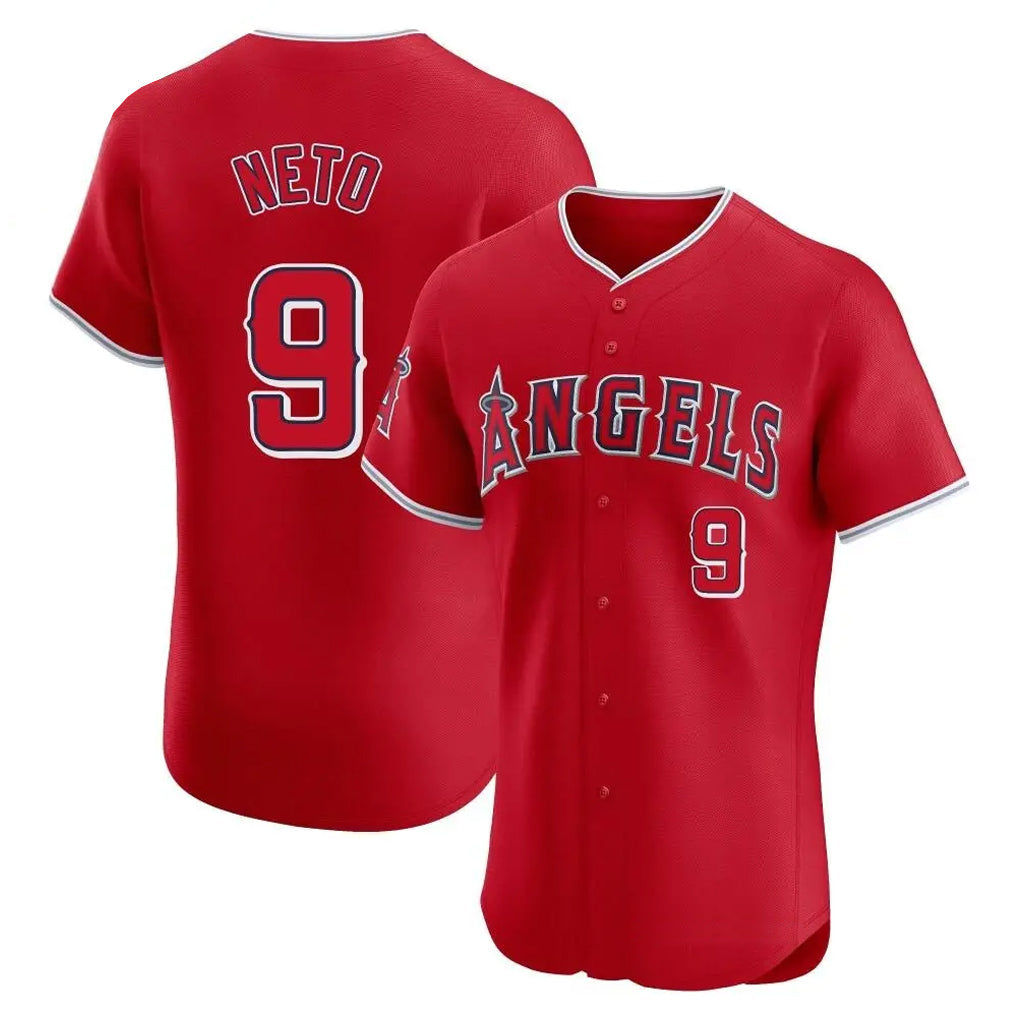 Lashops LA.Angels #9 Zach Neto Player Red Home Limited Elite Stitched Jerseys