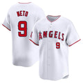 Lashops LA.Angels #9 Zach Neto Player White Limited Home Stitched Jerseys