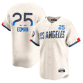 Lashops LA.Dodgers #25 Tommy Edman Player Cream City Connect Limited Home Stitched Jerseys
