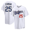 Lashops LA.Dodgers #25 Tommy Edman Player Gold White 2026 Collection Stadium Limited Stitched Jerseys