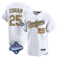 Lashops LA.Dodgers #25 Tommy Edman Player Gold World Series Meet Collection Limited Home Stitched Jerseys