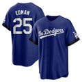 Lashops LA.Dodgers #25 Tommy Edman Player Royal City Connect Home Game Stitched Jerseys
