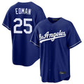 Lashops LA.Dodgers #25 Tommy Edman Player Royal Game Stitched Jerseys