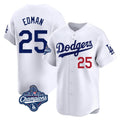 Lashops LA.Dodgers #25 Tommy Edman Player White World Series Meet Limited Home Stitched Jerseys