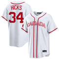 Lashops M.Marlins #34 Liam Hicks Player White 2026 World Classic Home Pick-A-Player Stitched Jerseys
