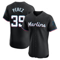 Lashops M.Marlins #39 Eury Perez Player Black Vapor Home Limited Elite Stitched Jerseys