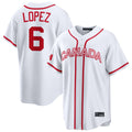 Lashops M.Marlins #6 Otto Lopez Player White 2026 World Classic Home Pick-A-Player Stitched Jerseys