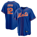 Lashops NY.Mets #12 Francisco Lindor Player Royal Home Game Stitched Jerseys